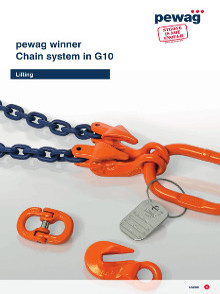 Catálogo Pewag winner Sistema de correntes e acessórios em Grau 10