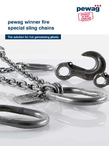 Catálogo Pewag Correntes de elevação para empresas de Galvanização à fogo