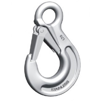 Gancho olhal com trava inox HSWI