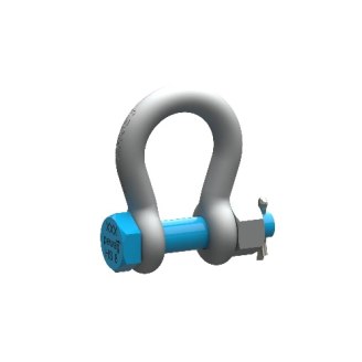 Manilhas P415 - Curva com parafuso, porca e cupilha de alta resistência